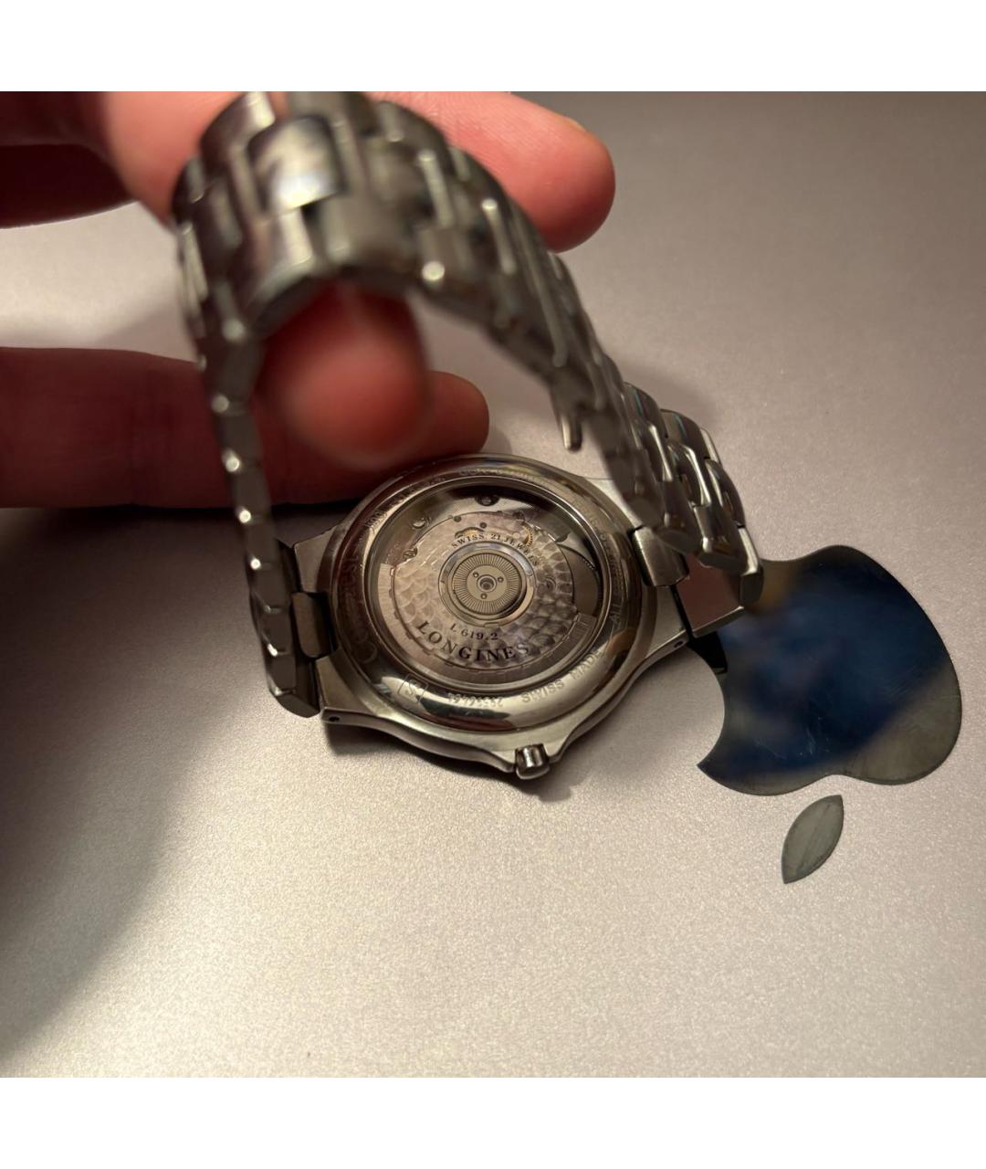 LONGINES Синие часы, фото 2