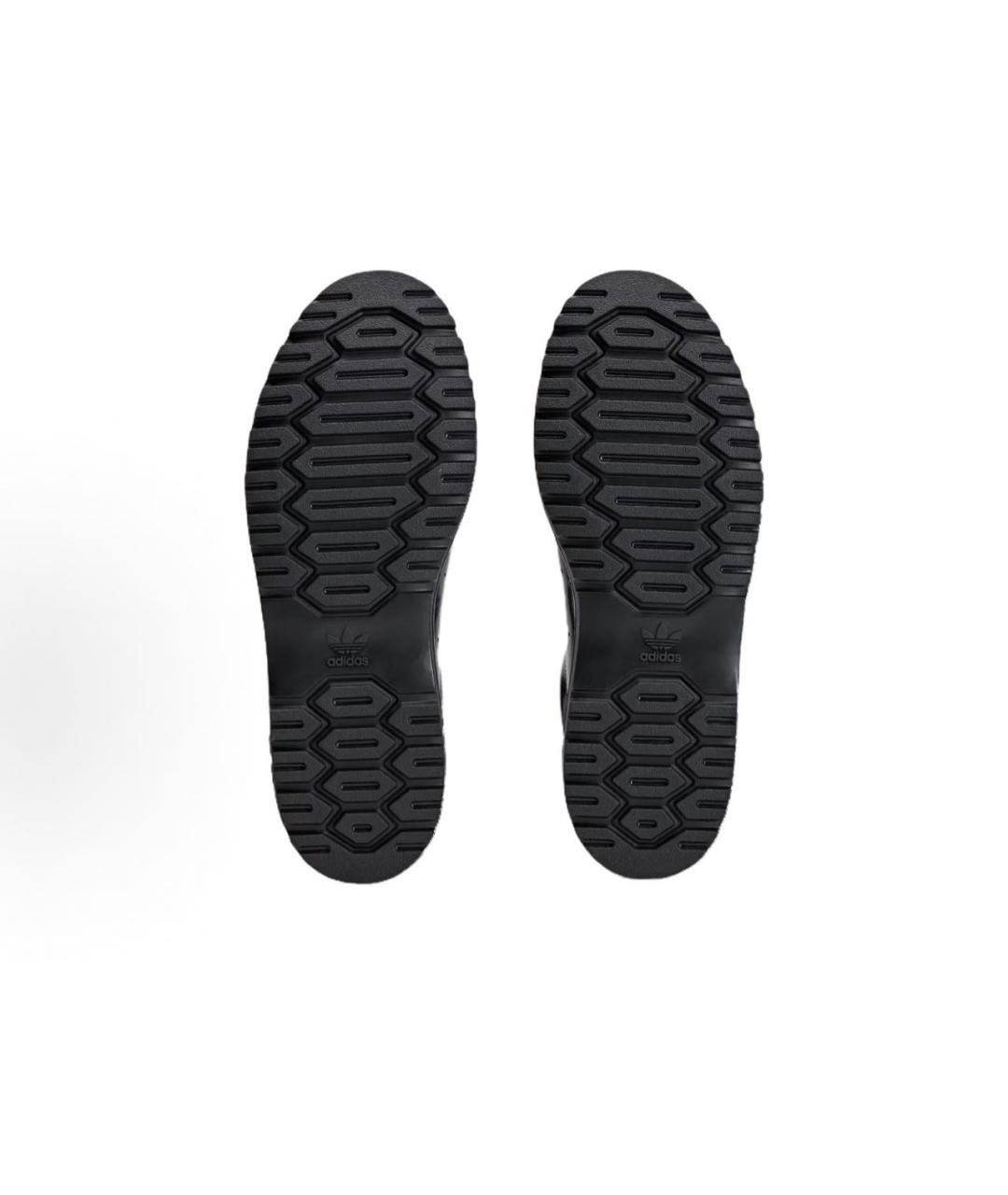 ADIDAS Черные низкие кроссовки / кеды из лакированной кожи, фото 8