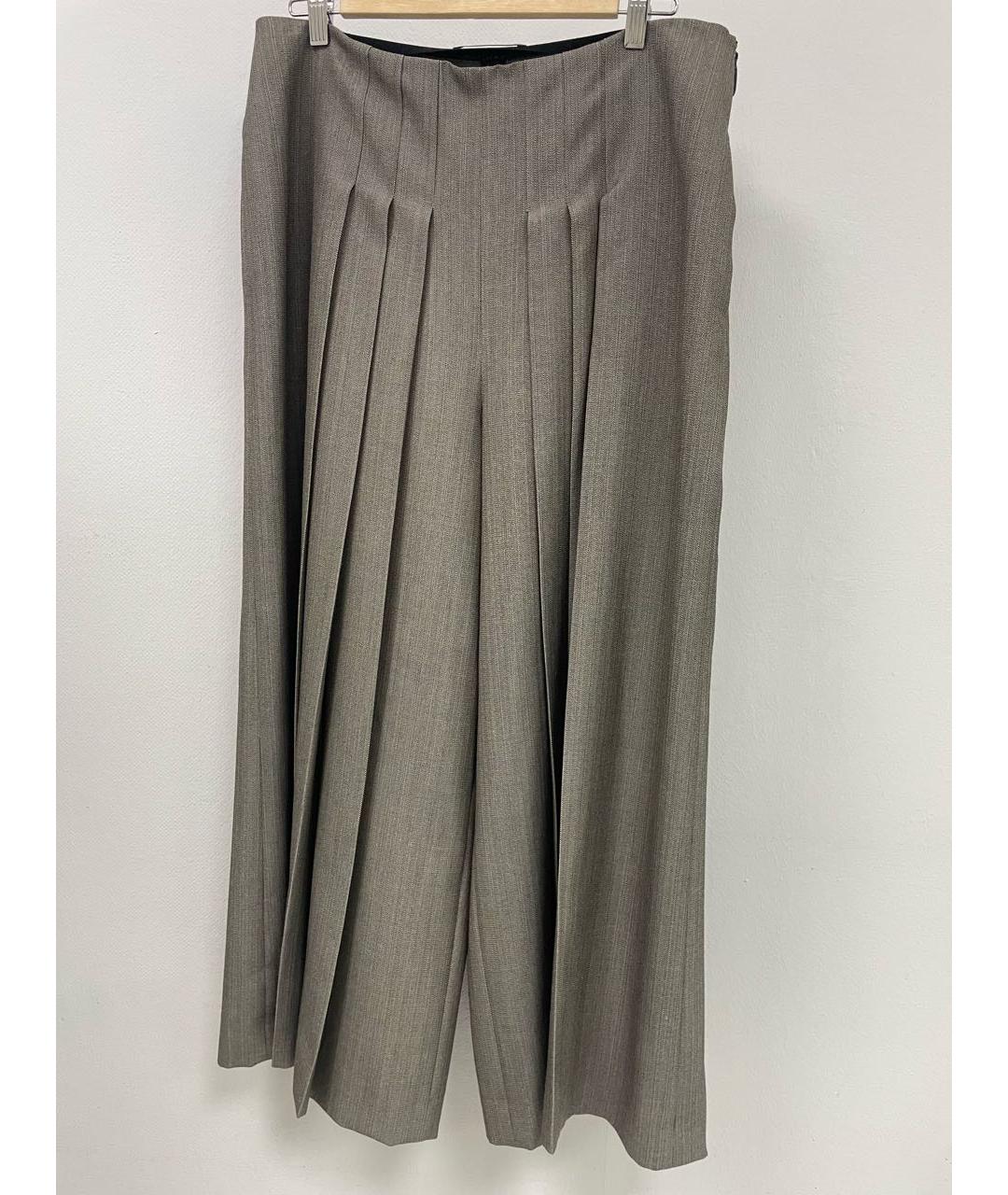 JEAN PAUL GAULTIER Бежевые шерстяные кюлоты, фото 9