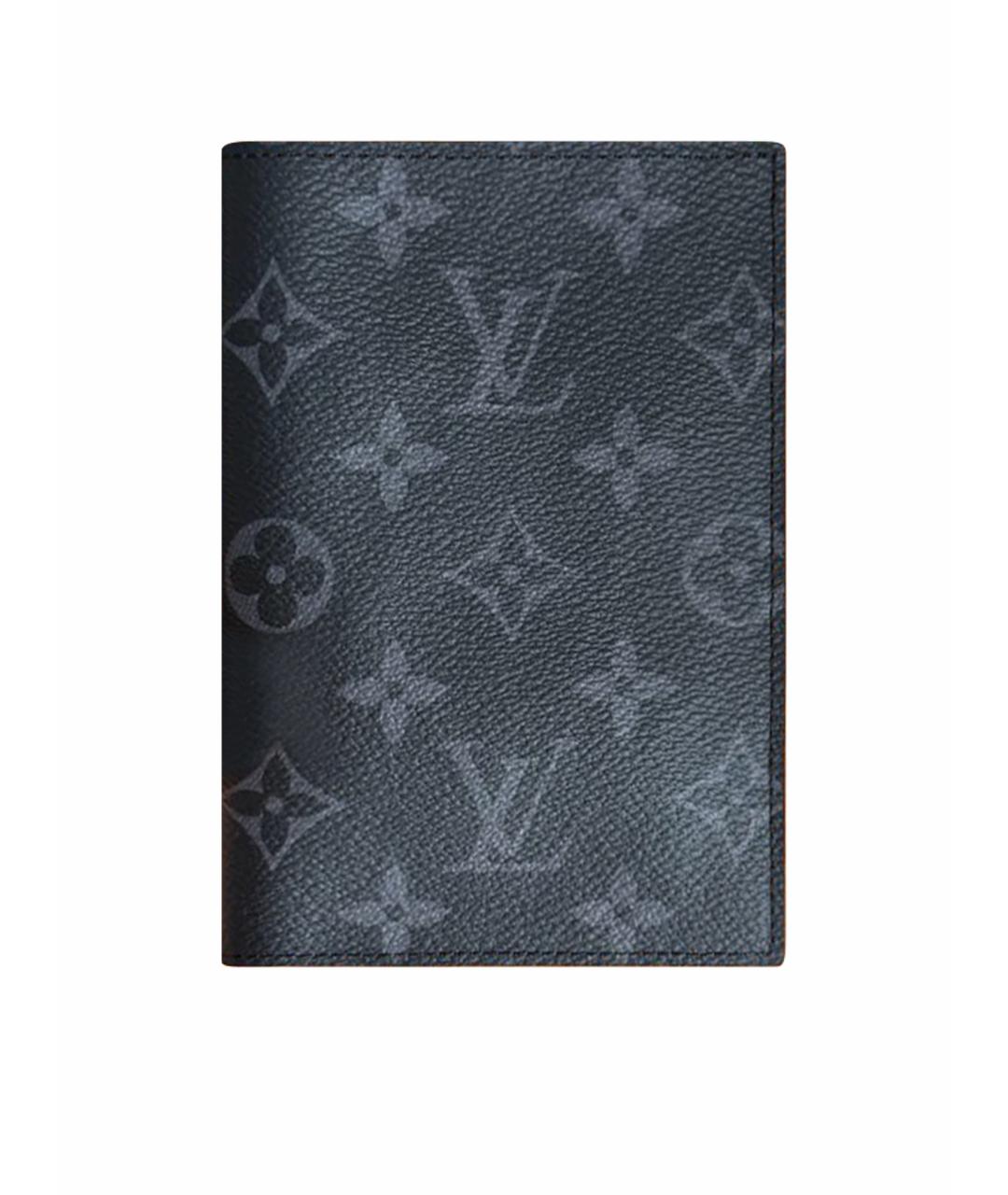 LOUIS VUITTON Черный кардхолдер из искусственной кожи, фото 1