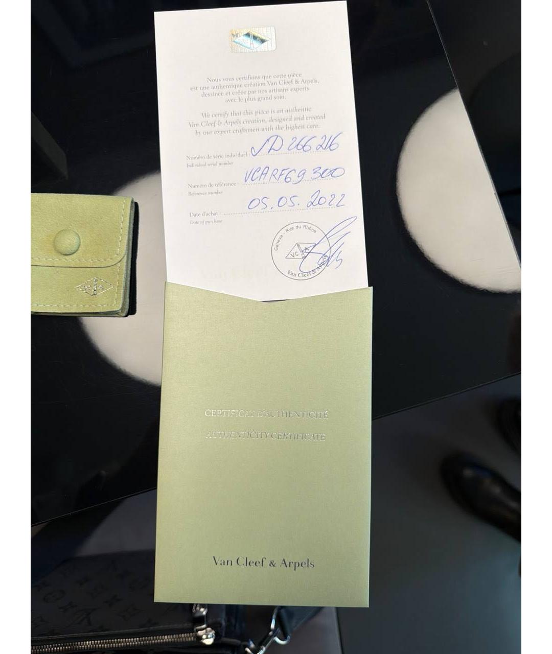 VAN CLEEF & ARPELS Белое колье из желтого золота, фото 3