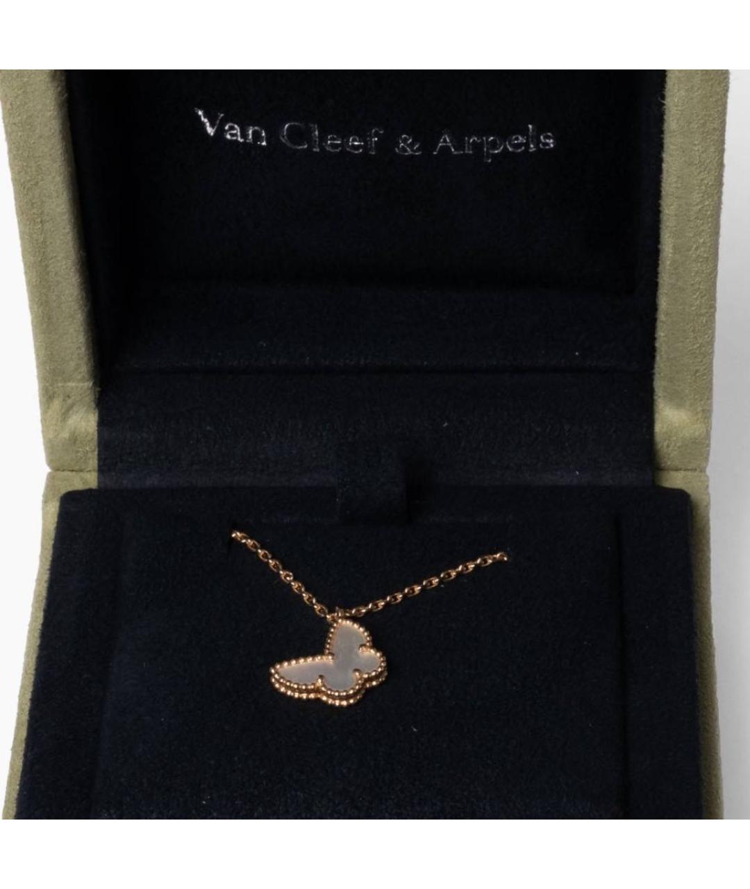 VAN CLEEF & ARPELS Белое колье из желтого золота, фото 3