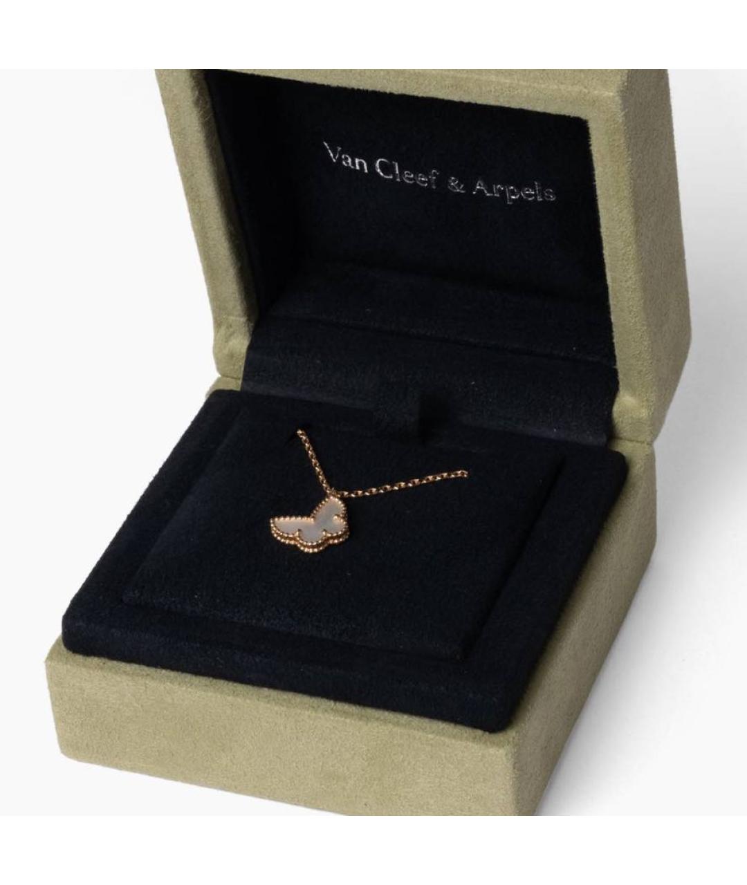 VAN CLEEF & ARPELS Белое колье из желтого золота, фото 2