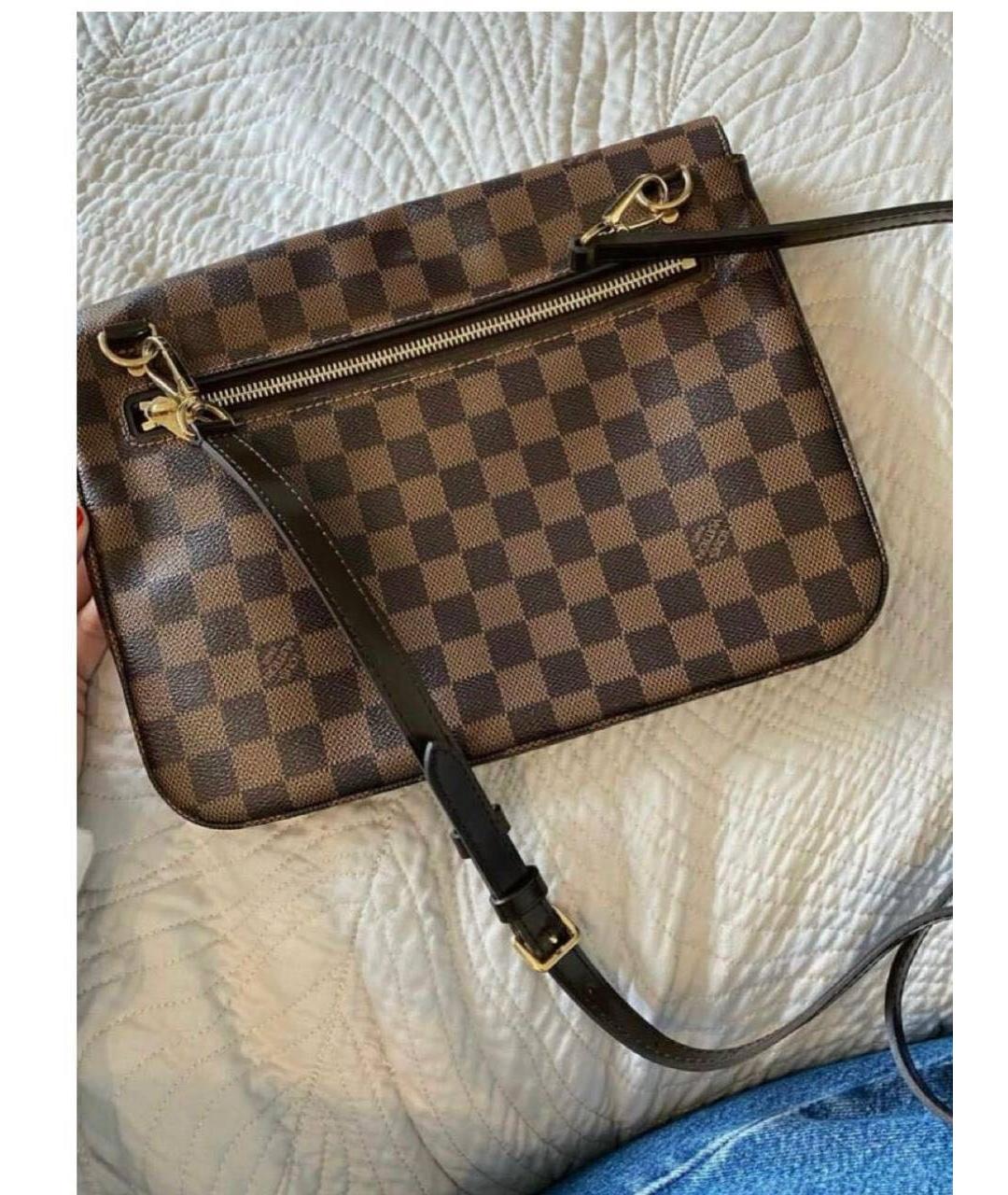 LOUIS VUITTON Коричневая сумка через плечо, фото 3