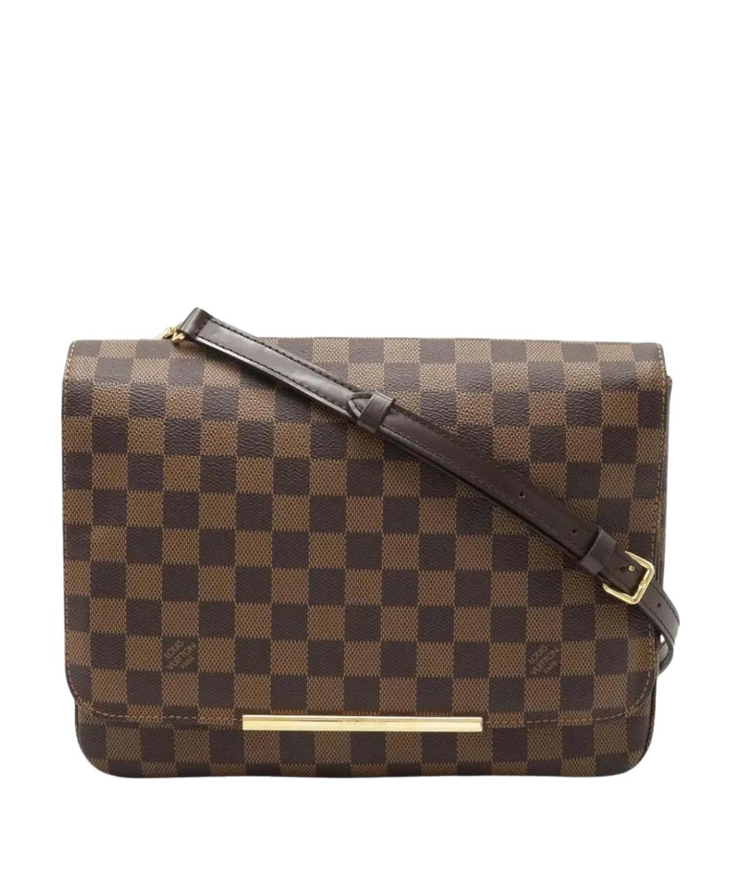 LOUIS VUITTON Коричневая сумка через плечо, фото 1