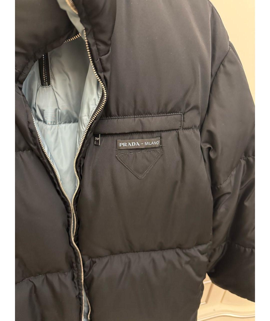 PRADA Черный пуховик, фото 3
