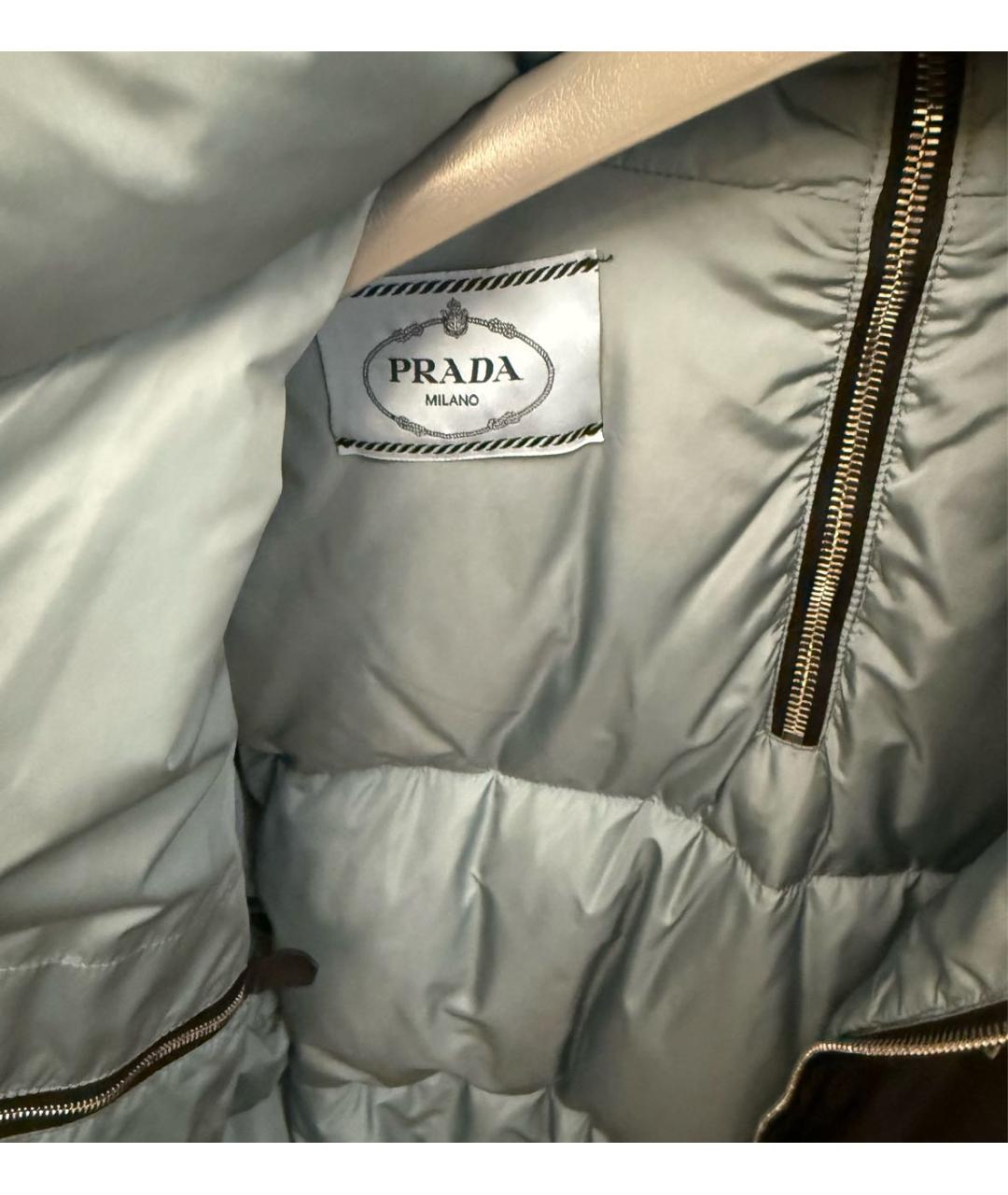 PRADA Черный пуховик, фото 5