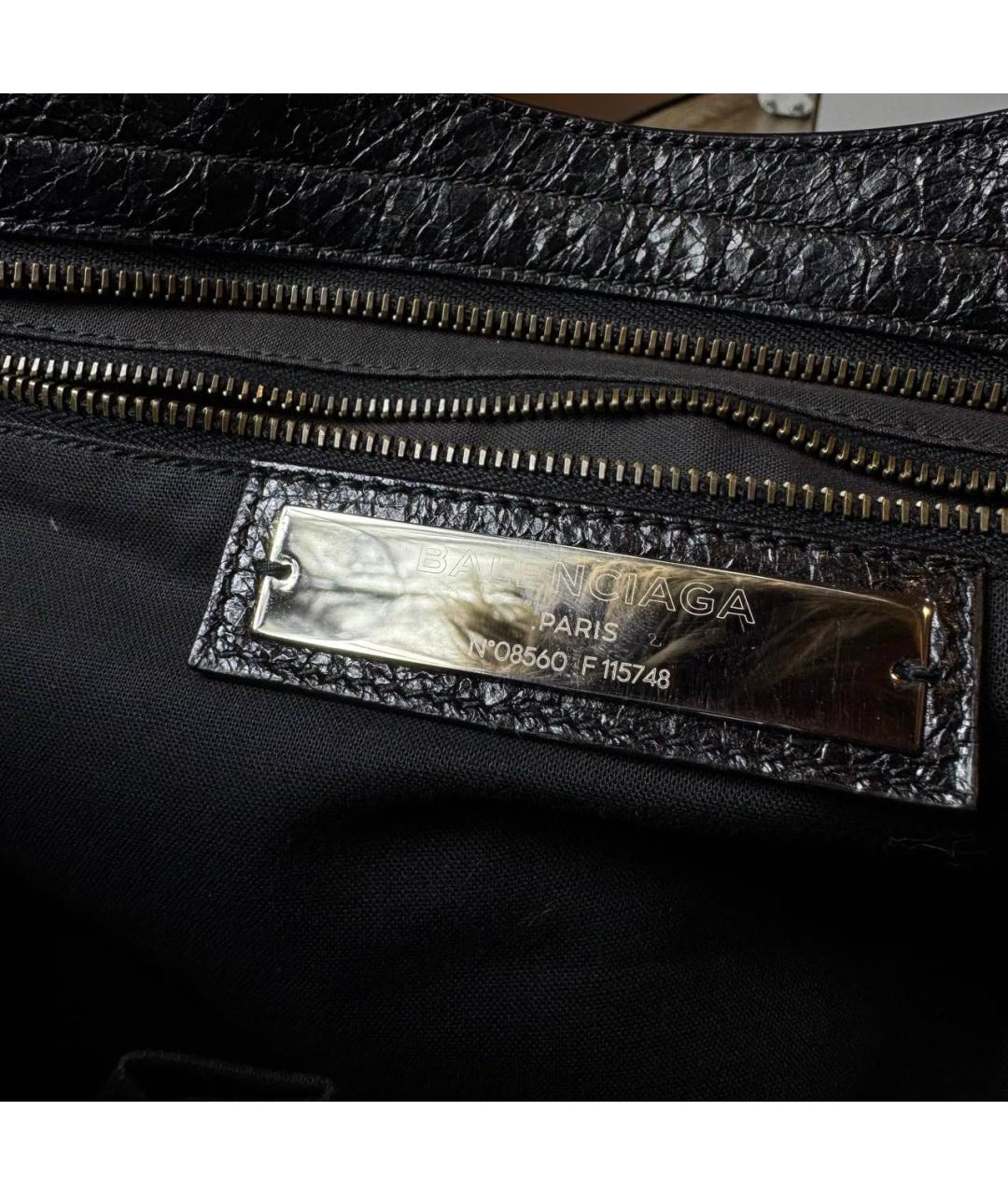 BALENCIAGA Черная сумка с короткими ручками, фото 4