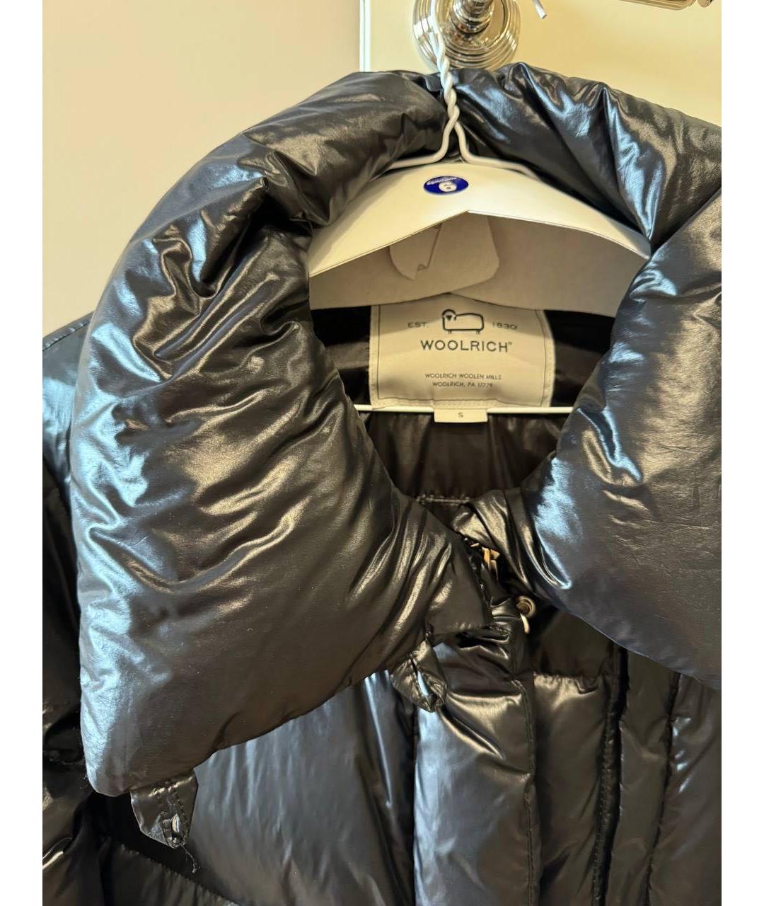 WOOLRICH Черный пуховик, фото 3