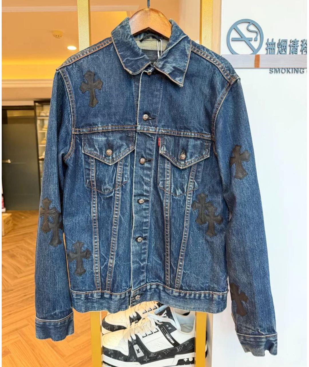 CHROME HEARTS Синяя куртка, фото 6