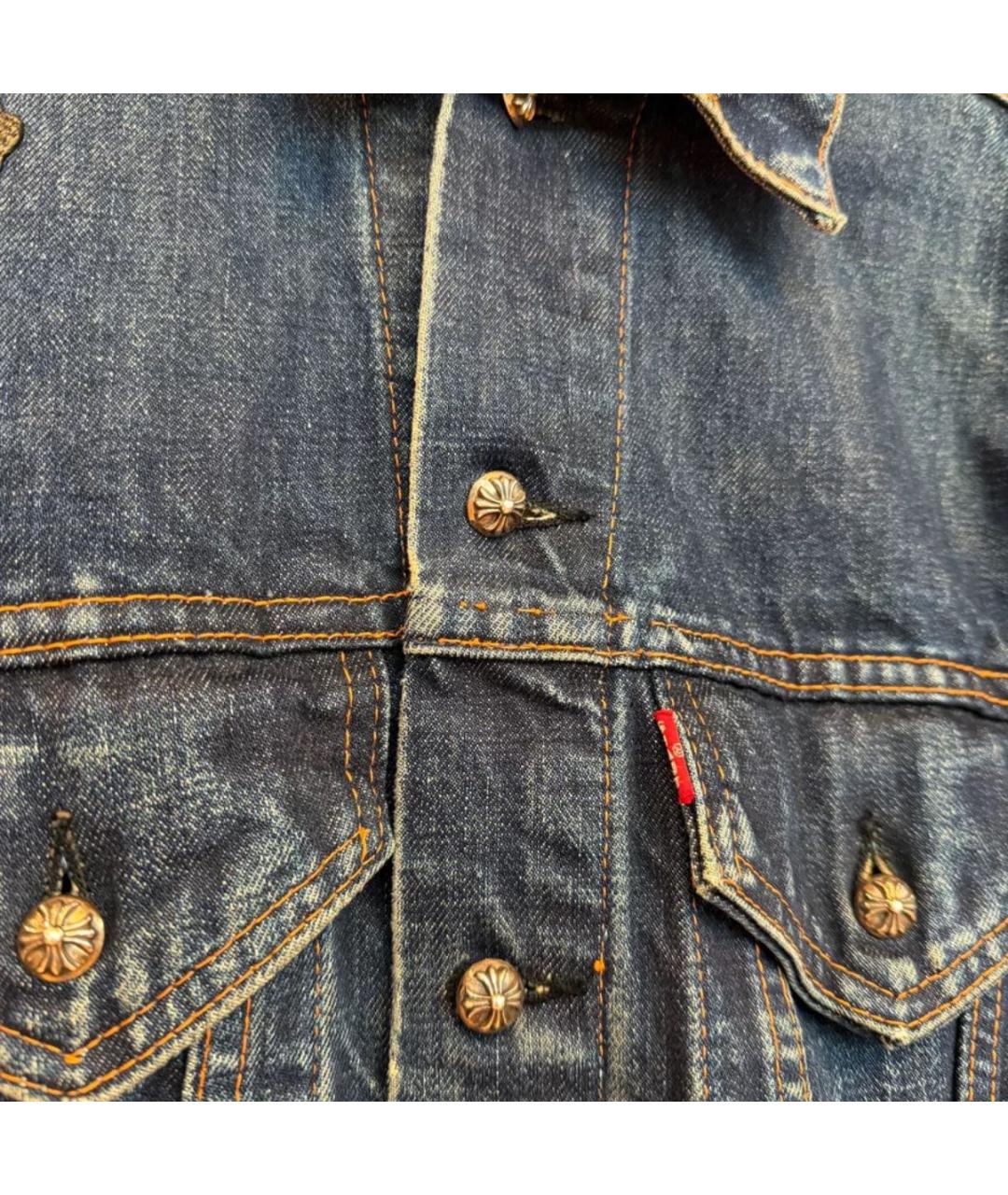 CHROME HEARTS Синяя куртка, фото 2