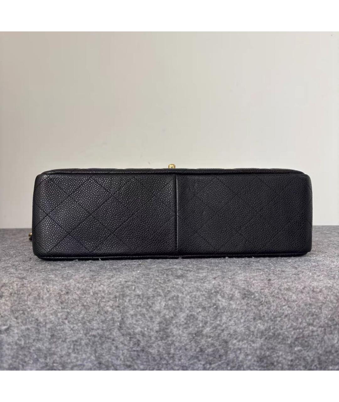 CHANEL Черная кожаная сумка через плечо, фото 6