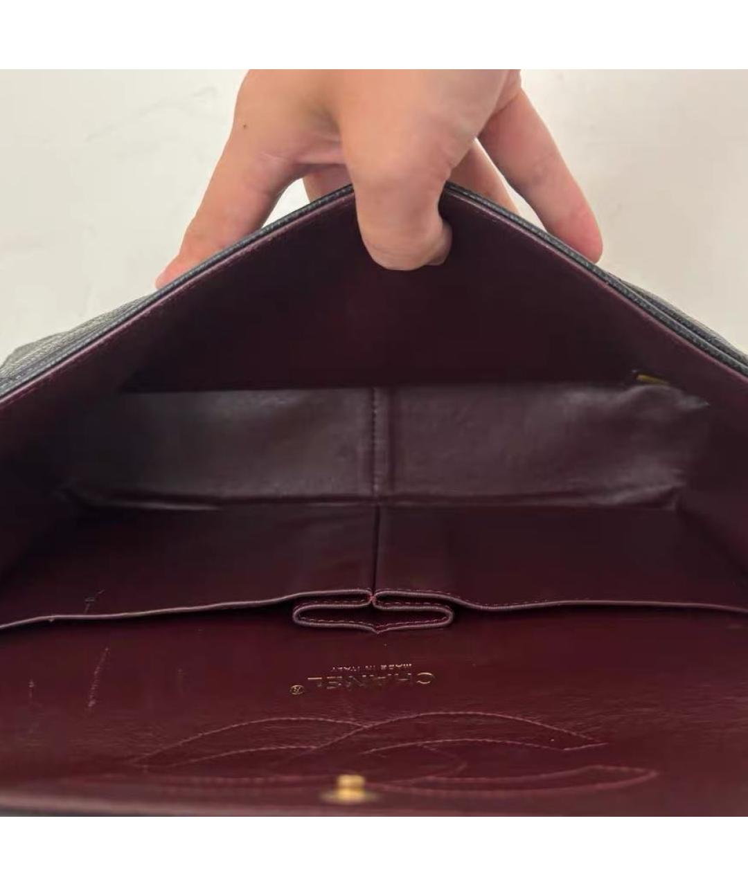 CHANEL Черная кожаная сумка через плечо, фото 8