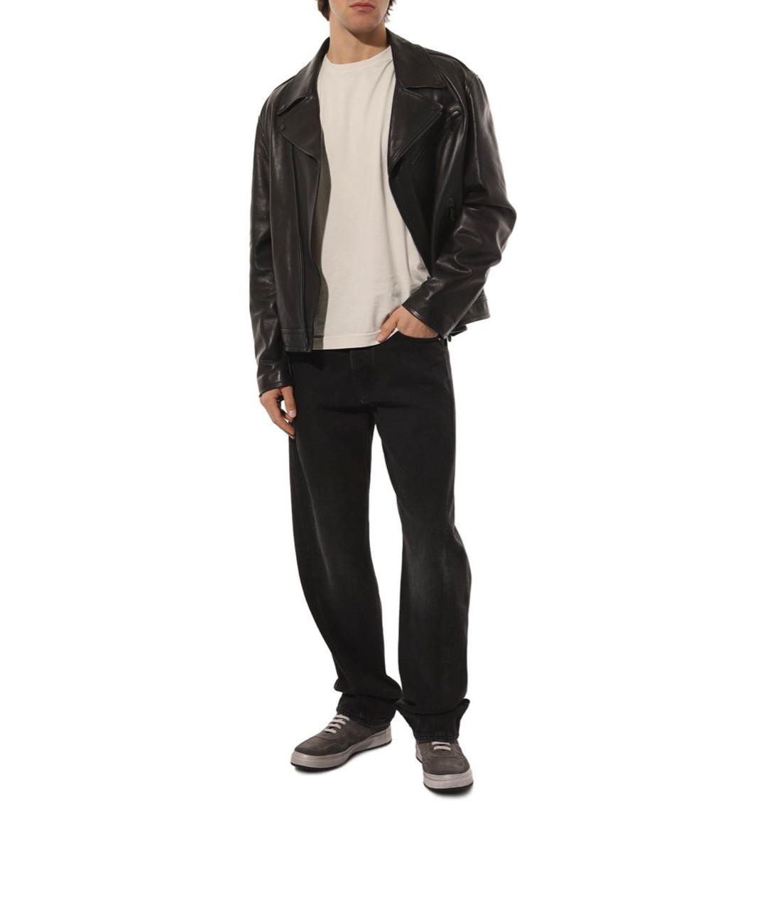 OFFICINE CREATIVE Серые замшевые низкие кроссовки / кеды, фото 8