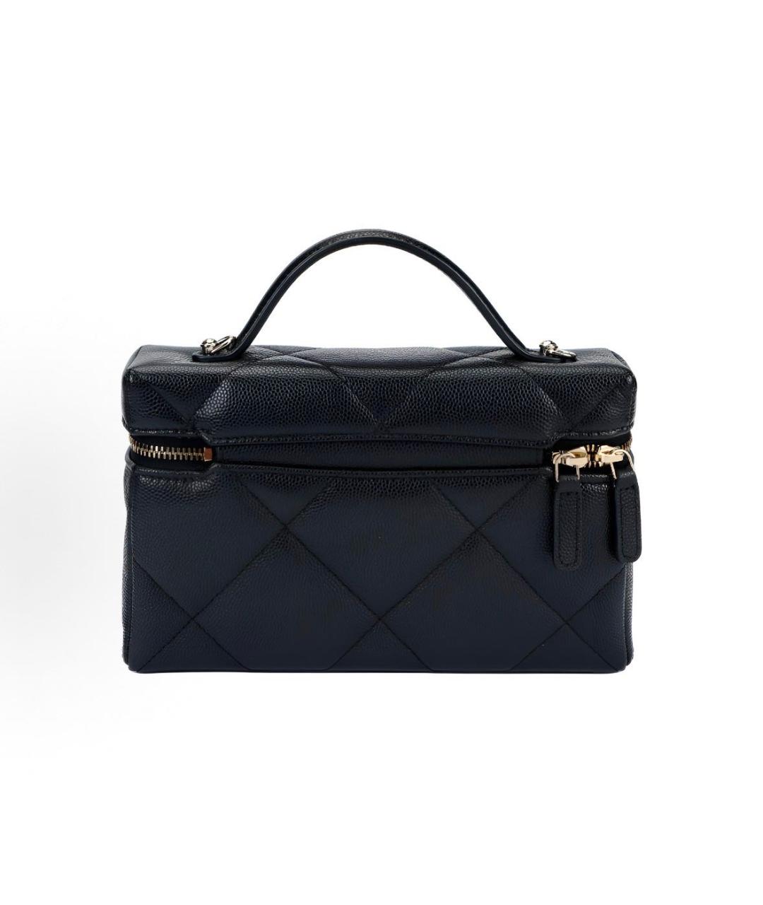 CHANEL Черная кожаная сумка через плечо, фото 2