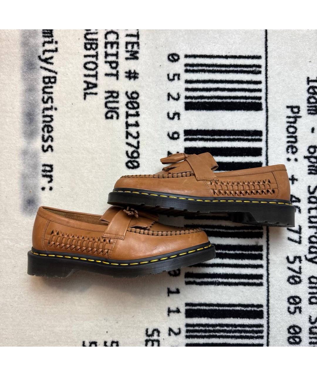 DR. MARTENS Коричневые кожаные лоферы, фото 6