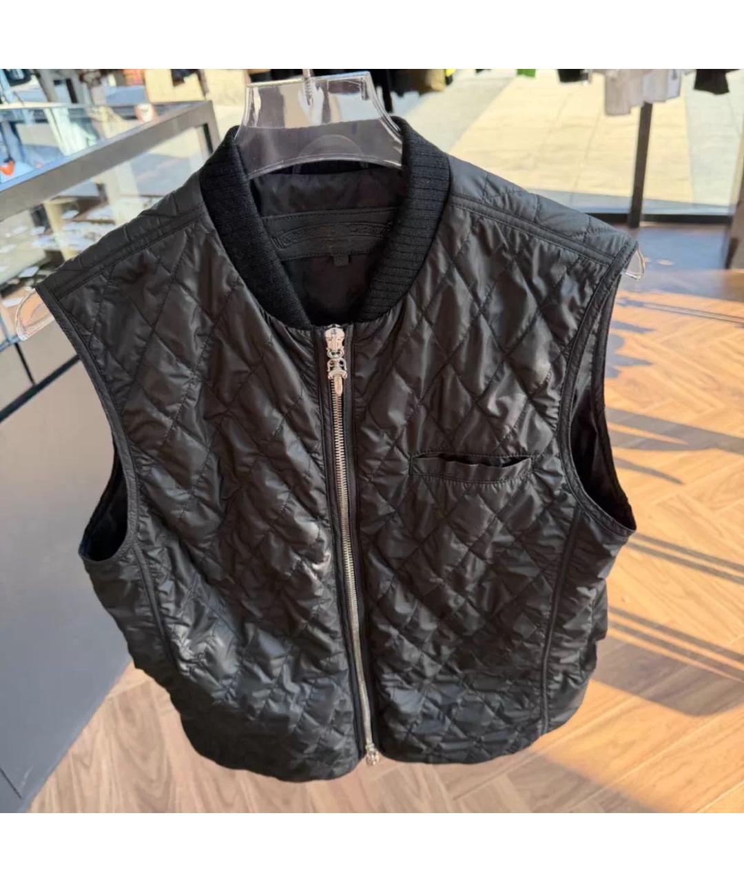 CHROME HEARTS Черный жилет, фото 4