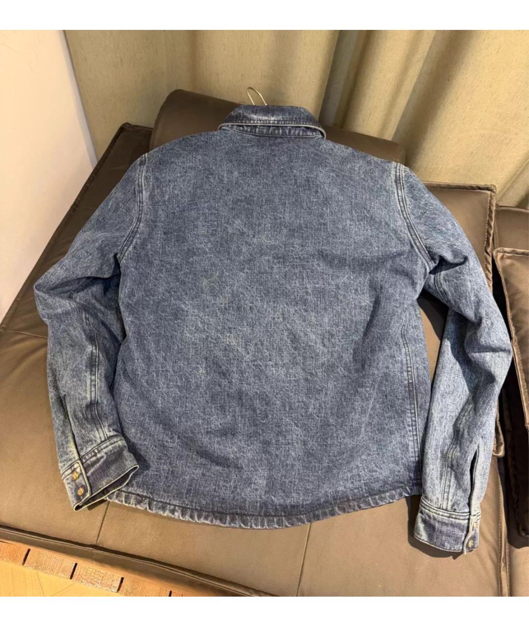 CHROME HEARTS Синяя кэжуал рубашка, фото 2