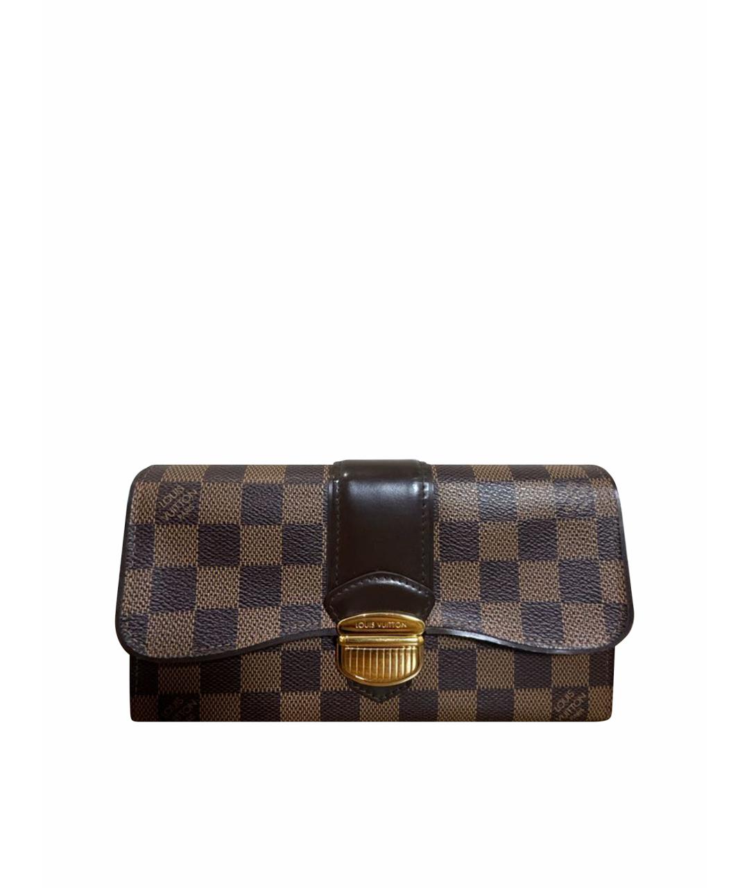LOUIS VUITTON Коричневый кошелек, фото 1