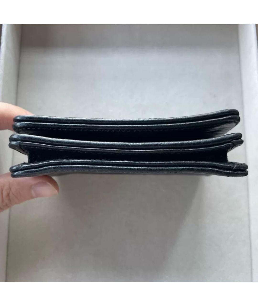 CHROME HEARTS Черный кожаный кардхолдер, фото 7