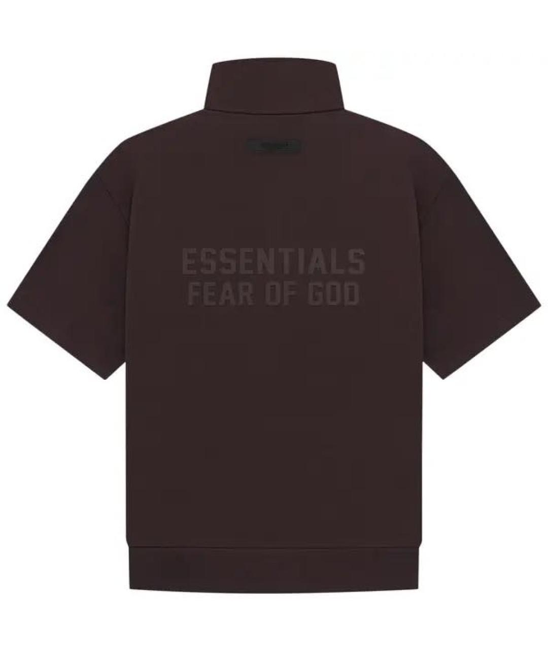 FEAR OF GOD ESSENTIALS Фиолетовое хлопко-полиэстеровое поло с коротким рукавом, фото 2