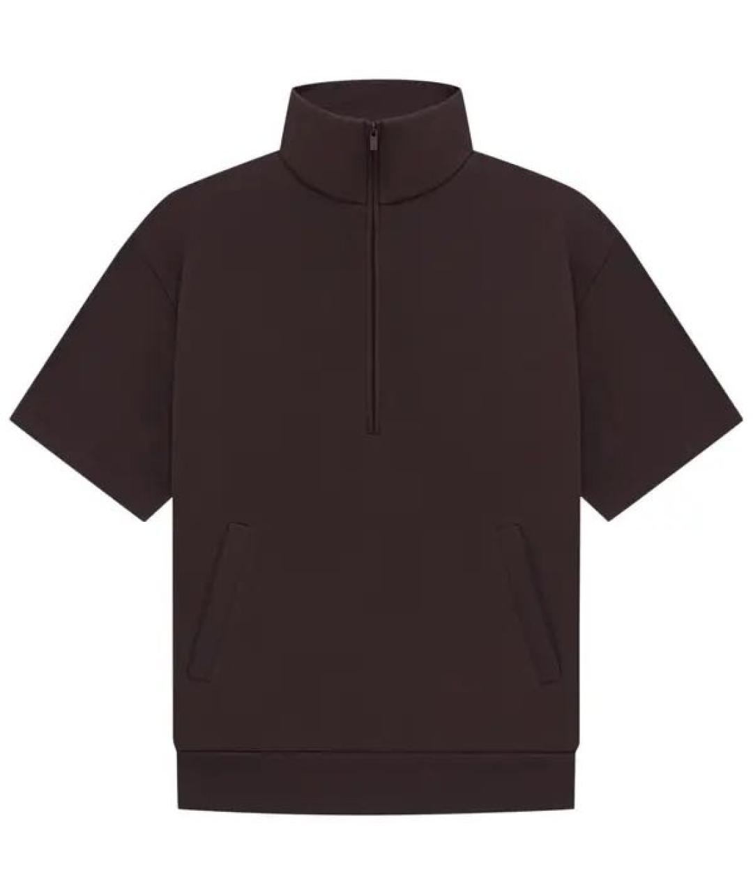 FEAR OF GOD ESSENTIALS Фиолетовое хлопко-полиэстеровое поло с коротким рукавом, фото 5