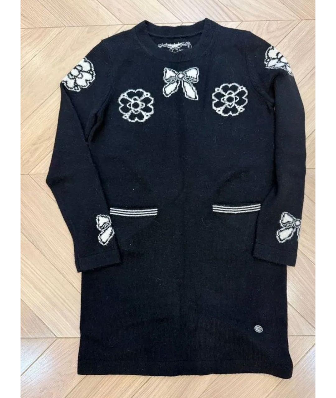 CHANEL Черный кашемировый джемпер / свитер, фото 2