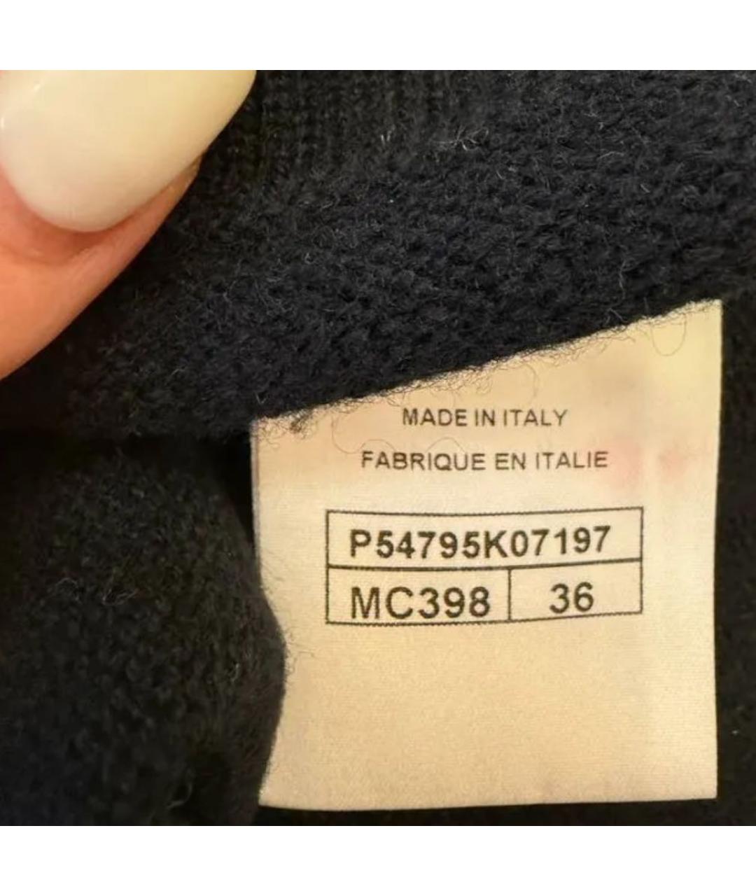 CHANEL Черный кашемировый джемпер / свитер, фото 5