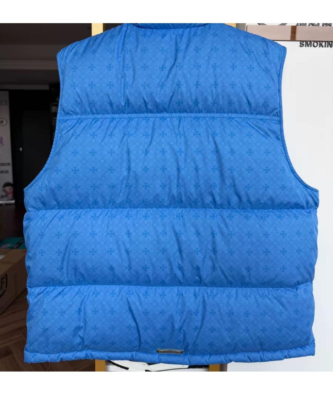 CHROME HEARTS Синий жилет, фото 4