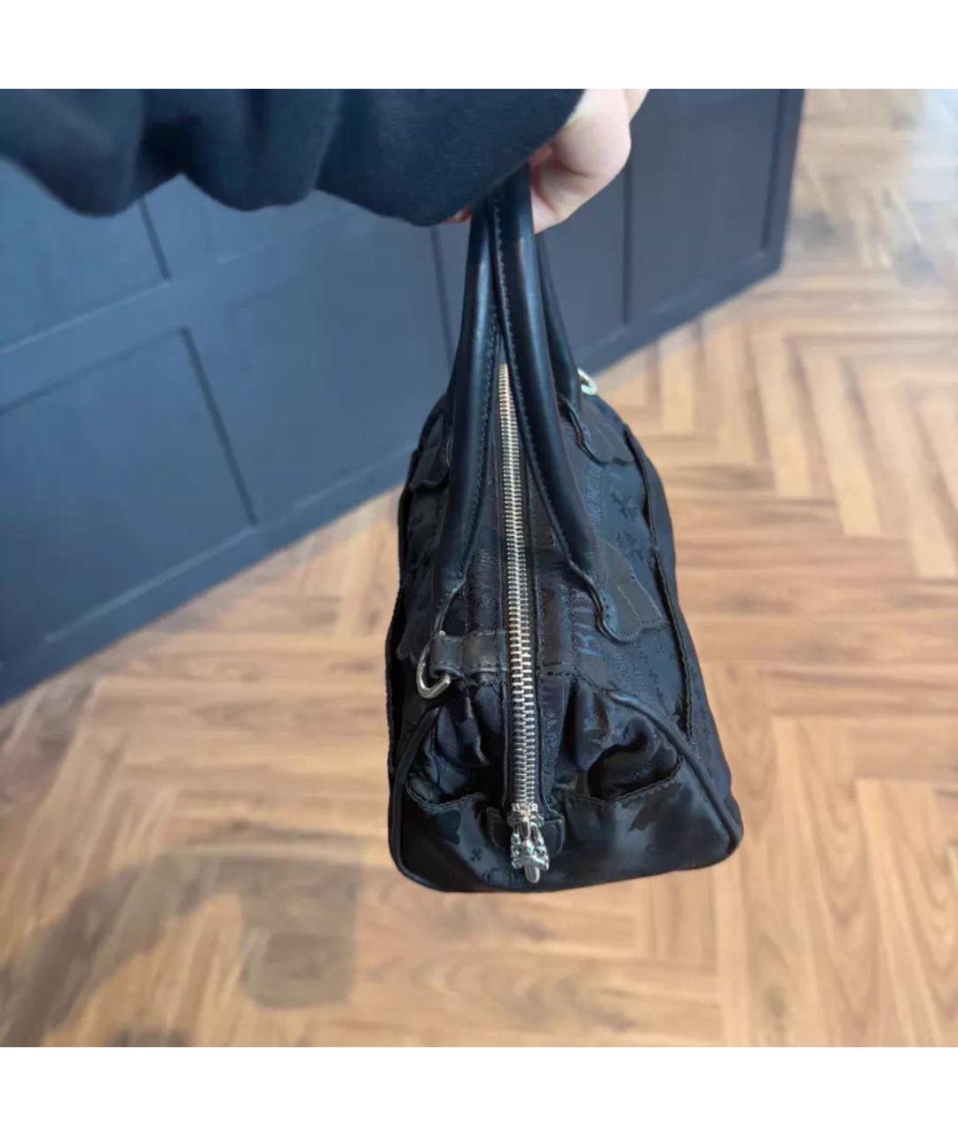 CHROME HEARTS Черная сумка с короткими ручками, фото 3