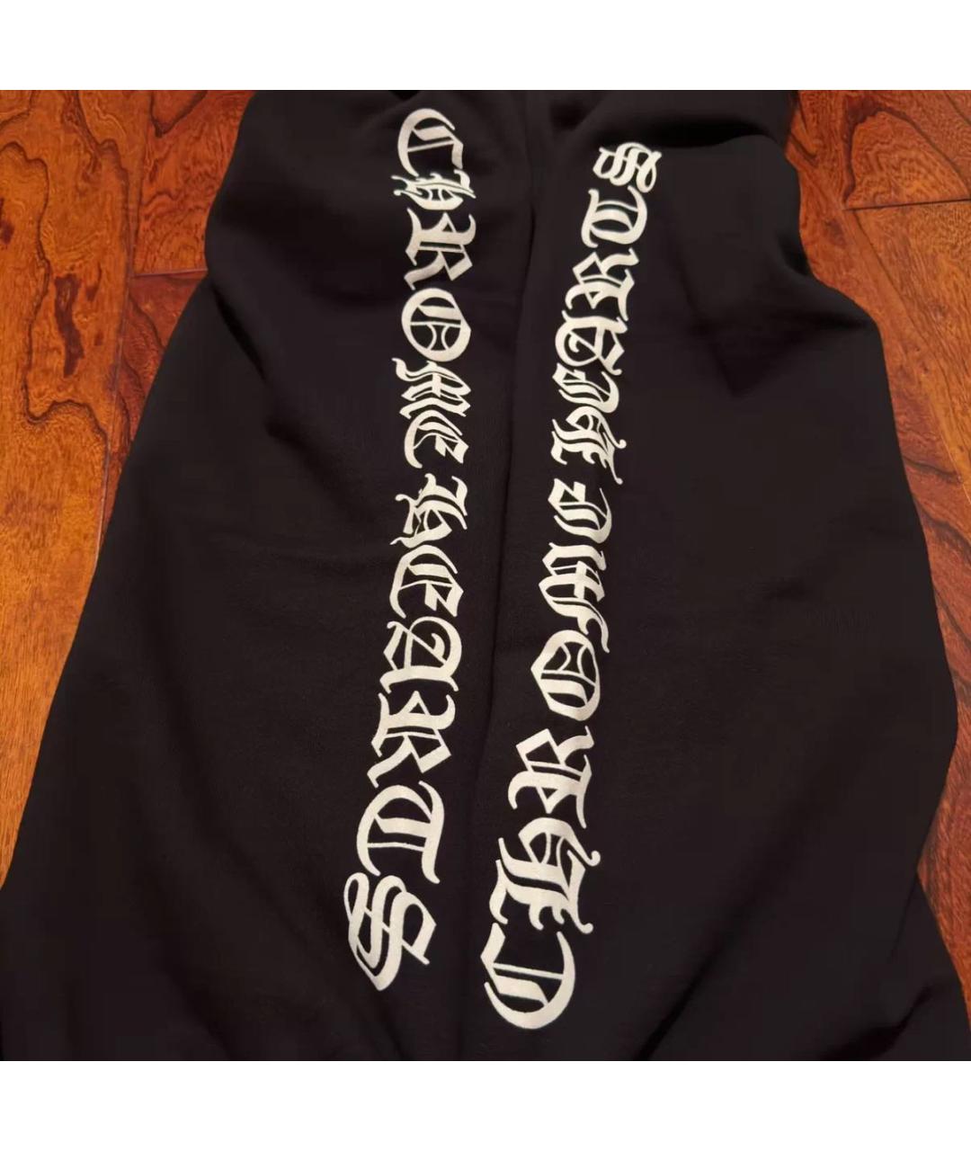 CHROME HEARTS Черные повседневные брюки, фото 3