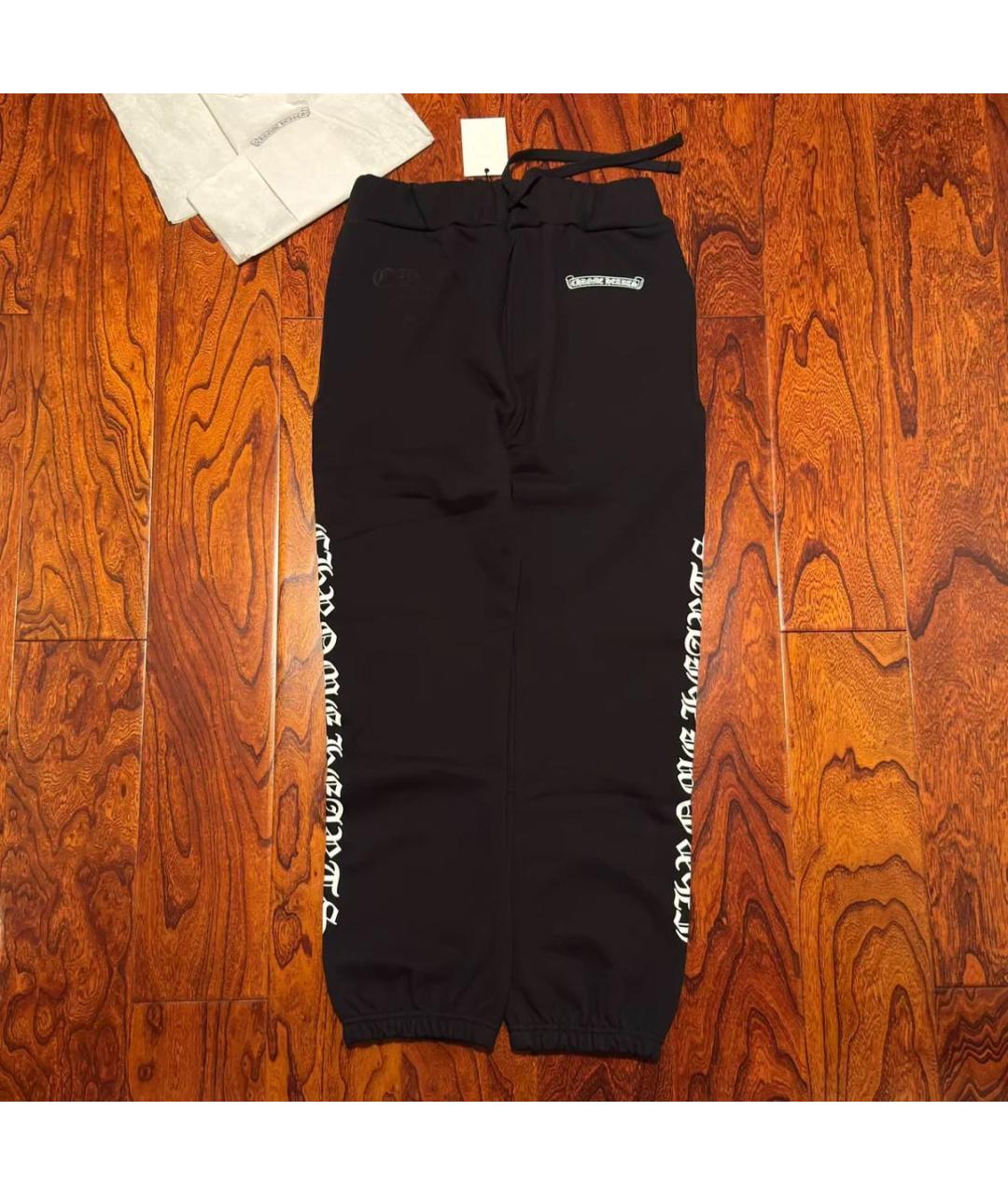CHROME HEARTS Черные повседневные брюки, фото 5