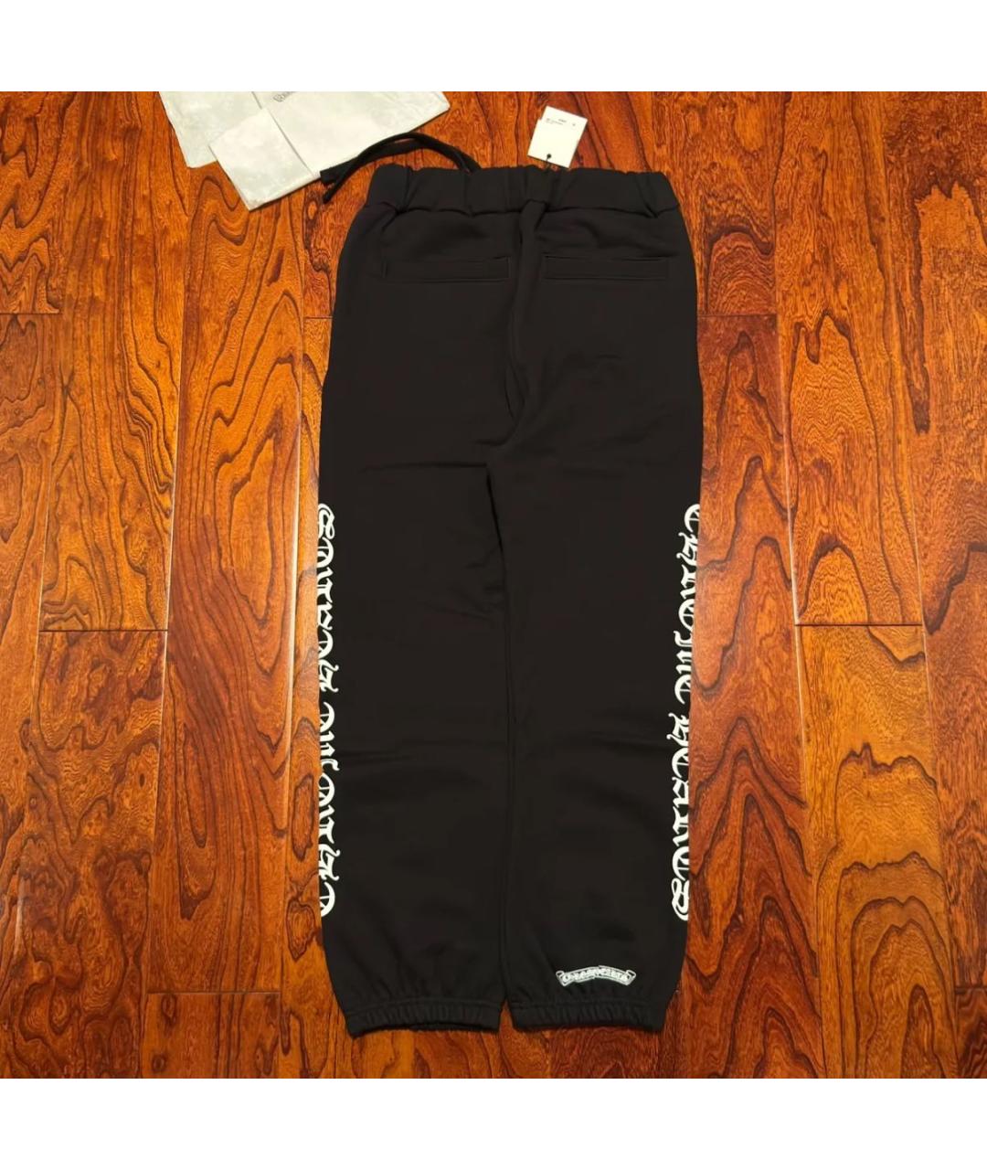 CHROME HEARTS Черные повседневные брюки, фото 2