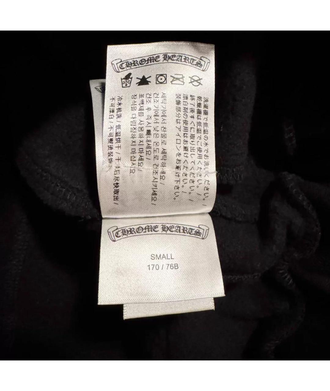 CHROME HEARTS Черные повседневные брюки, фото 4