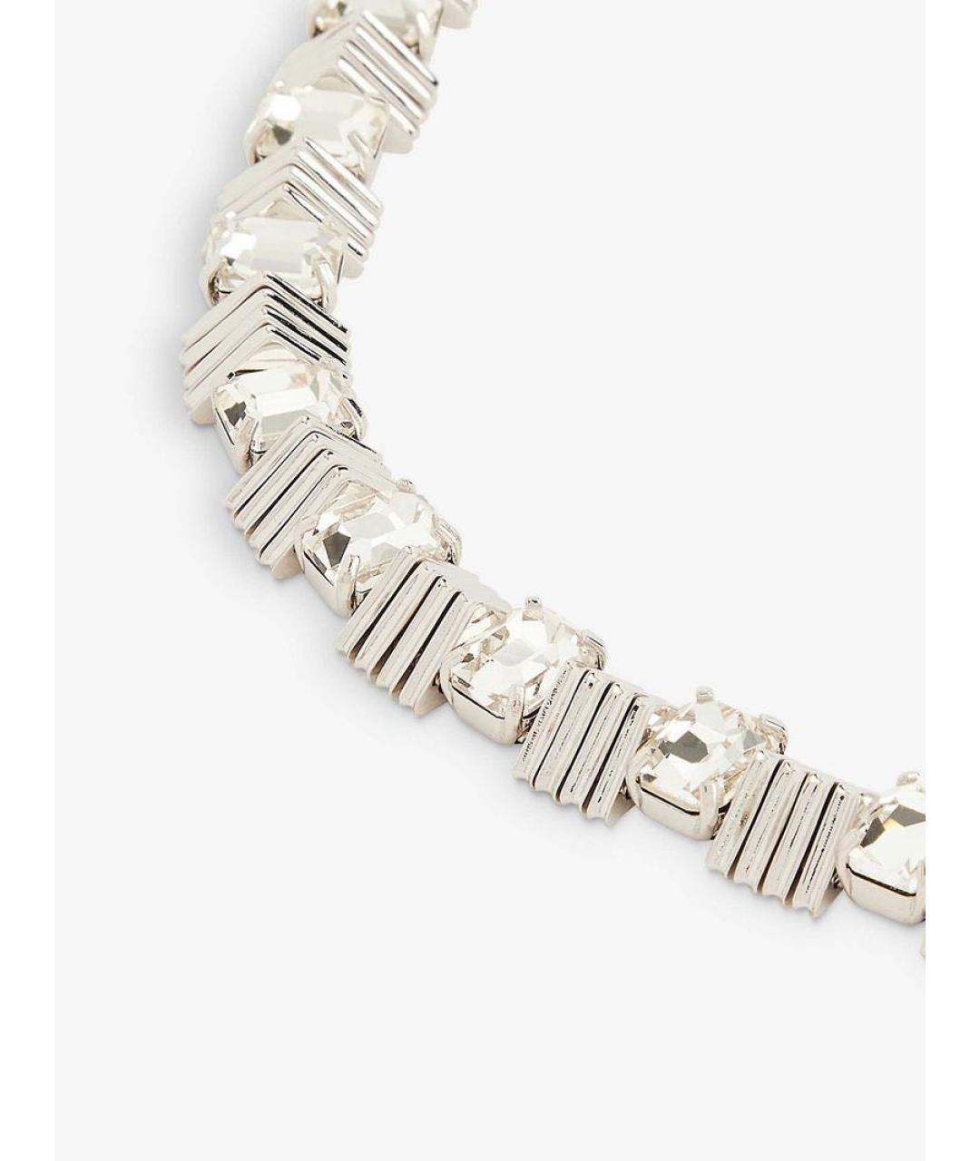SAINT LAURENT Серебрянный металлический браслет, фото 2