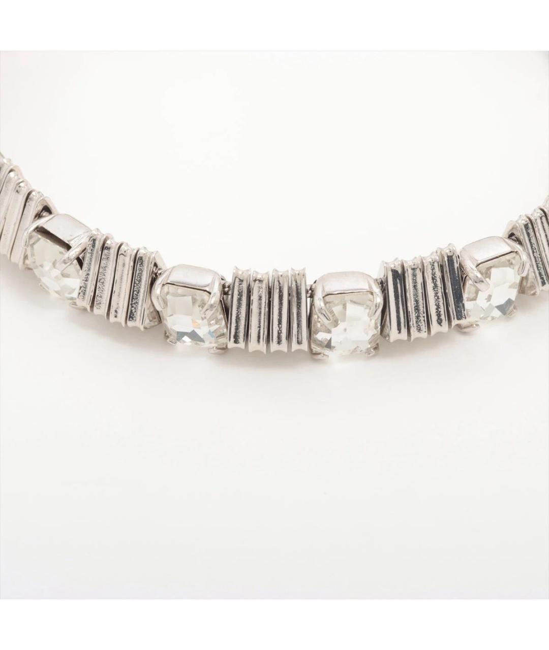 SAINT LAURENT Серебрянный металлический браслет, фото 5