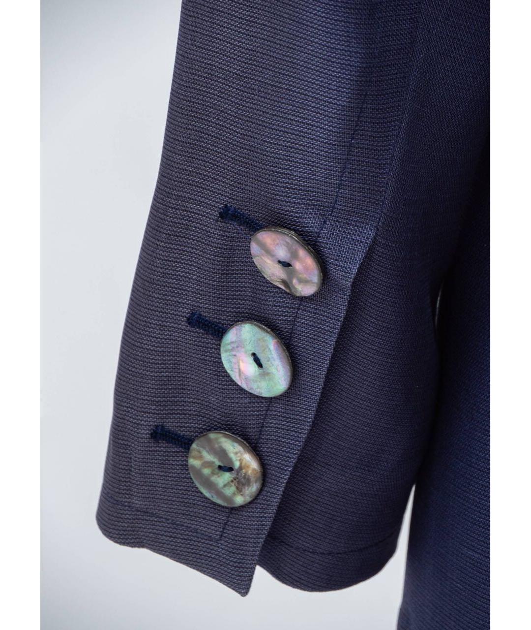 YVES SAINT LAURENT BEAUTY Темно-синий хлопковый костюм с юбками, фото 3