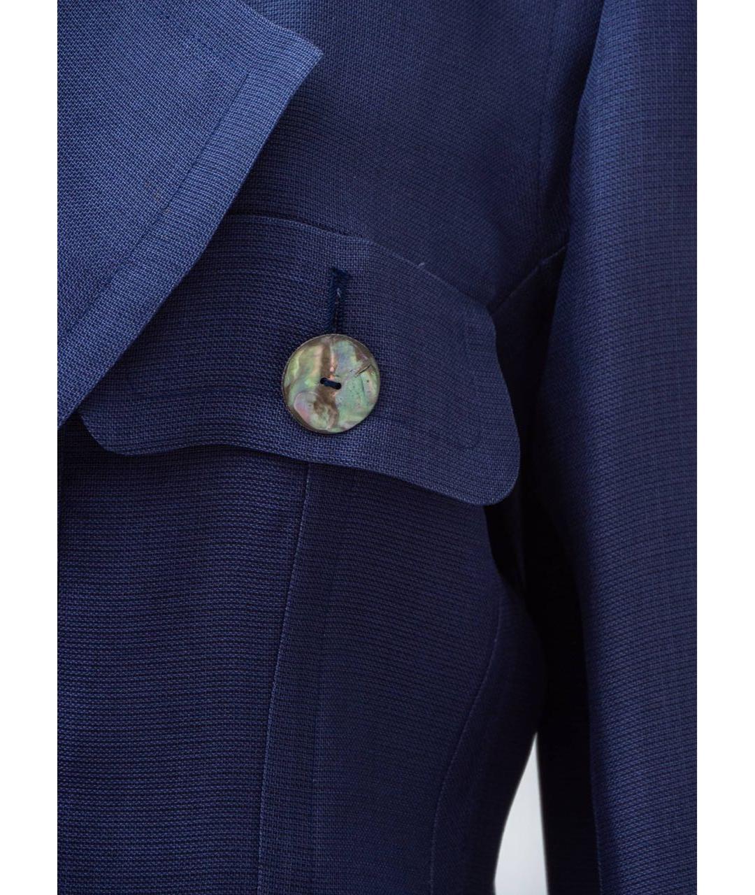 YVES SAINT LAURENT BEAUTY Темно-синий хлопковый костюм с юбками, фото 2