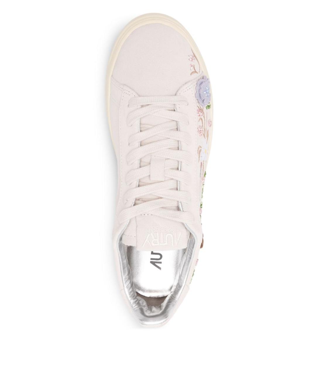 AUTRY Бежевые замшевые кеды, фото 2