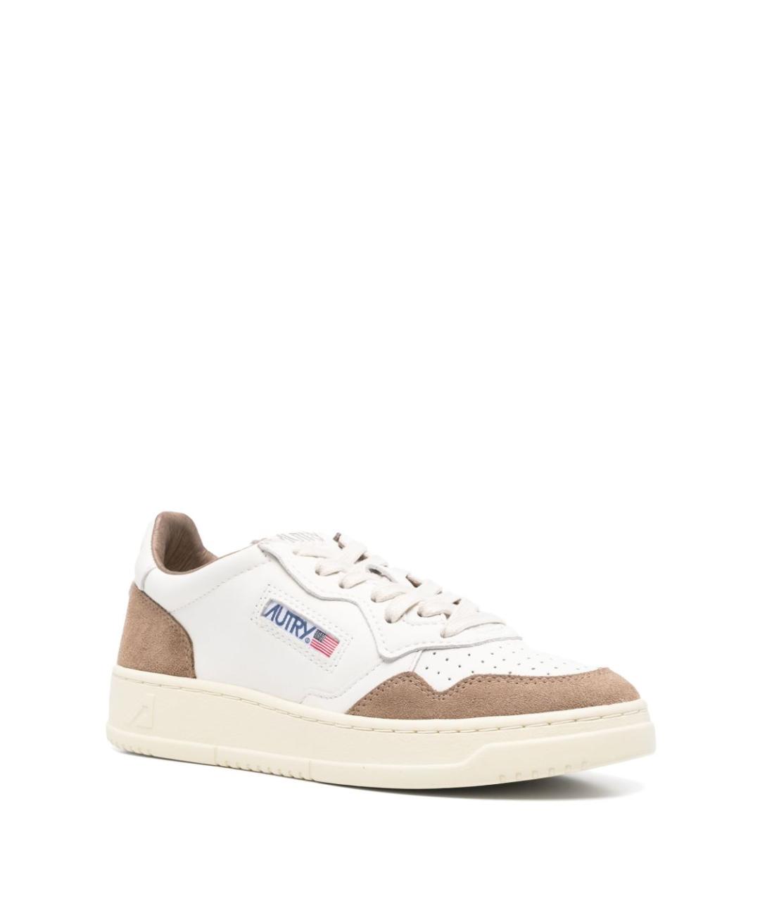 AUTRY Белые кожаные кеды, фото 4