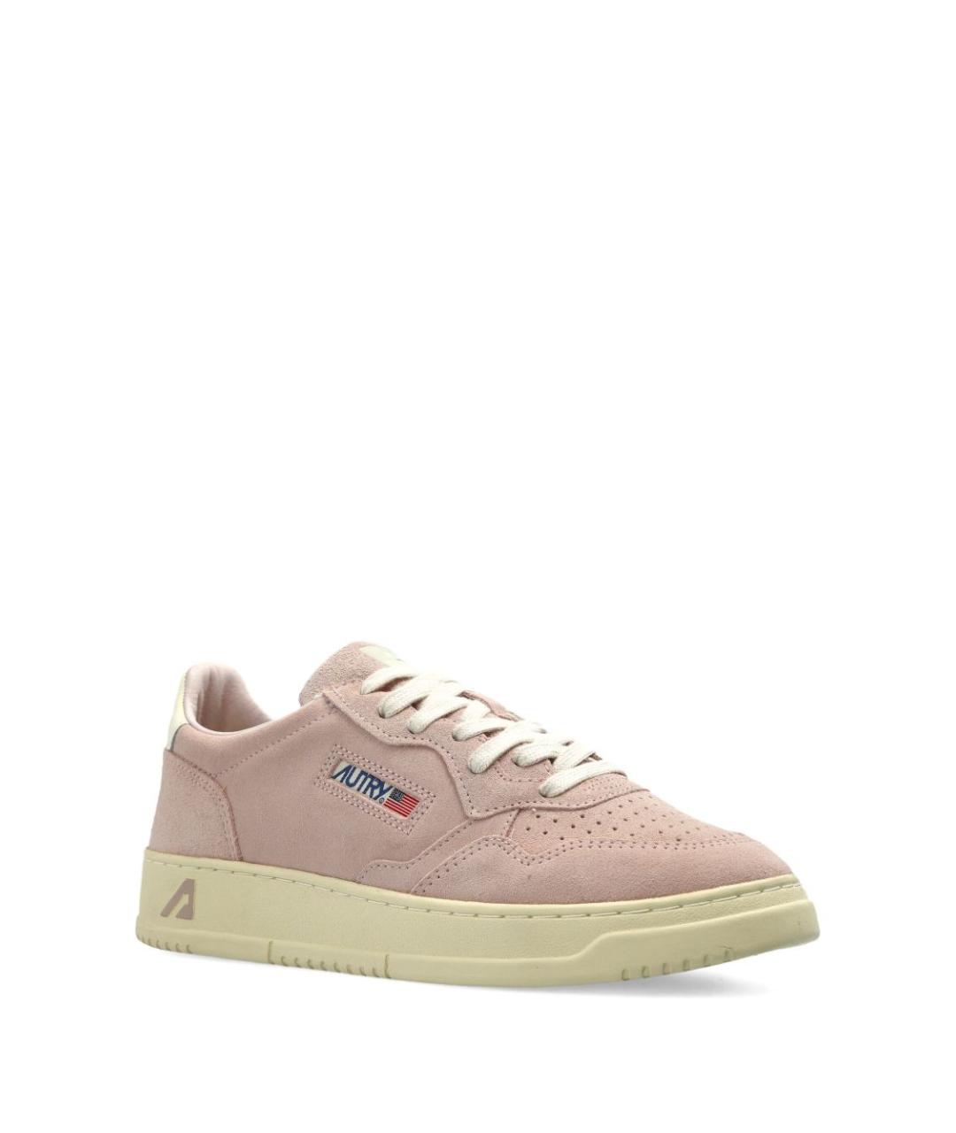 AUTRY Розовые кожаные кеды, фото 3