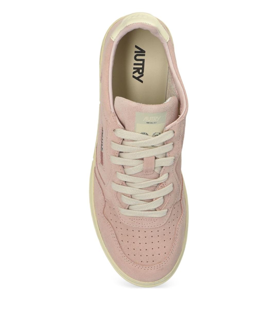 AUTRY Розовые кожаные кеды, фото 4
