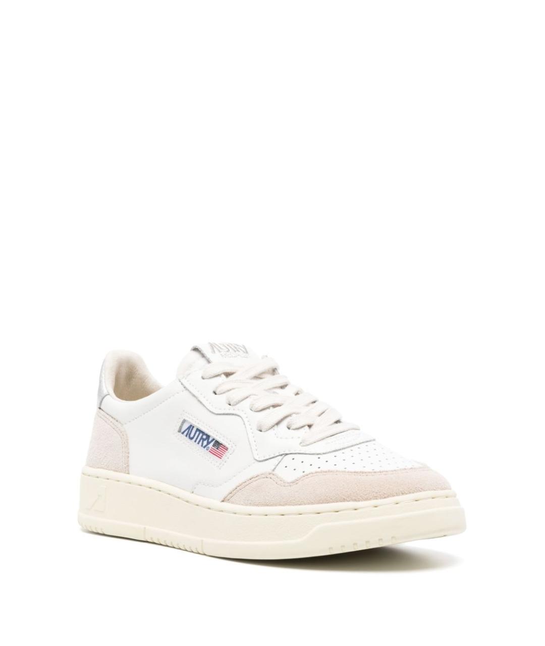 AUTRY Белые кожаные кеды, фото 3