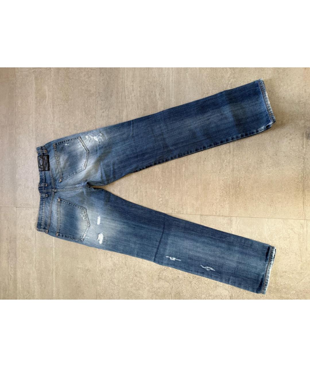 ICEBERG Серые хлопковые прямые джинсы, фото 2