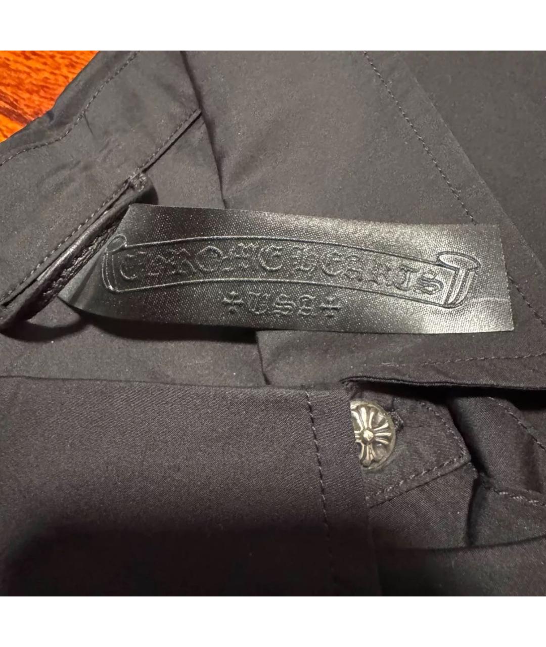 CHROME HEARTS Черная кэжуал рубашка, фото 3