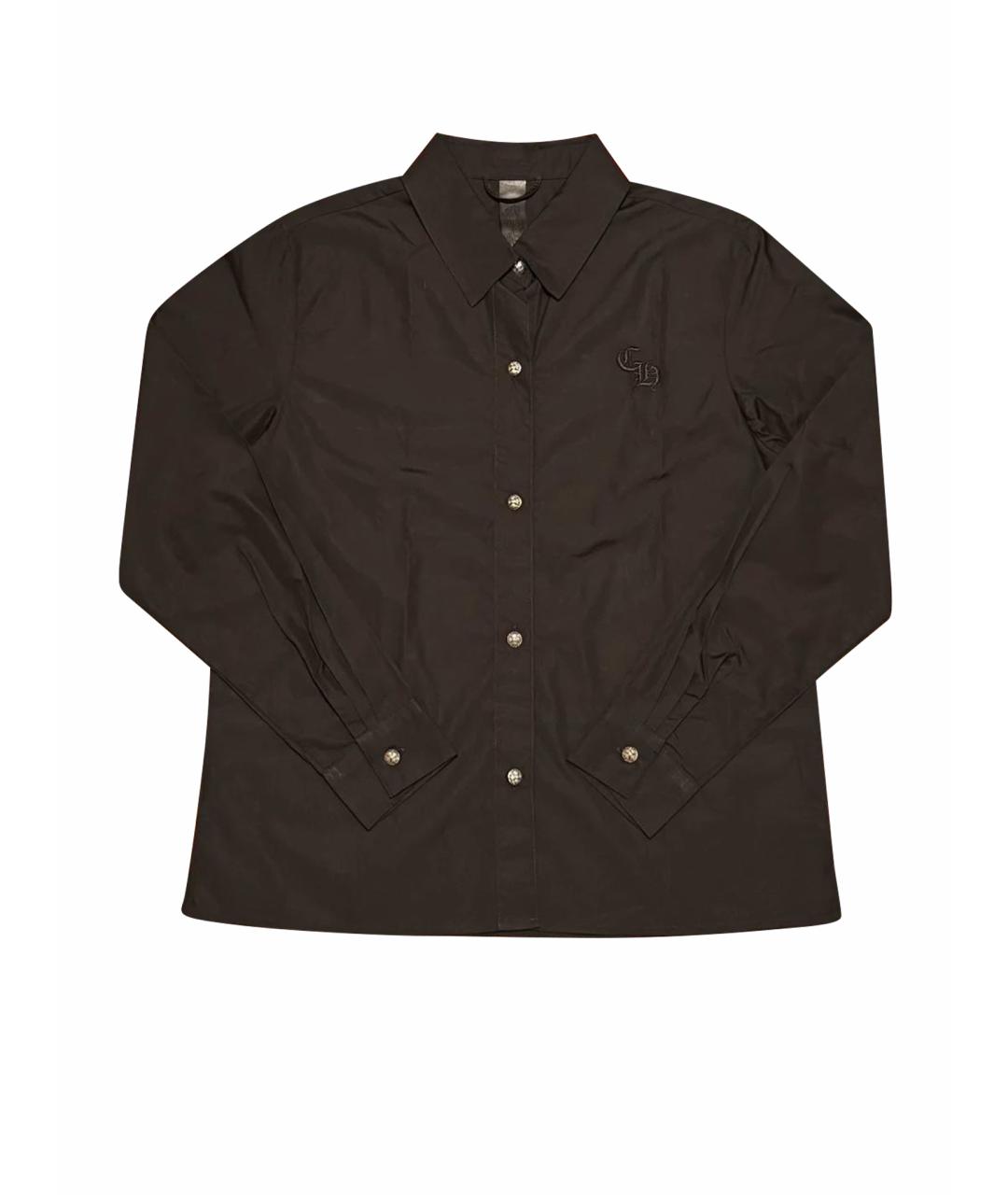 CHROME HEARTS Черная кэжуал рубашка, фото 1