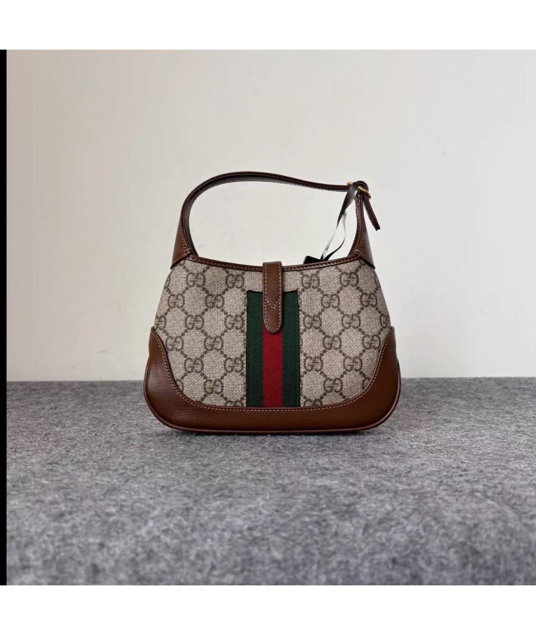 GUCCI Коричневая сумка с короткими ручками, фото 2