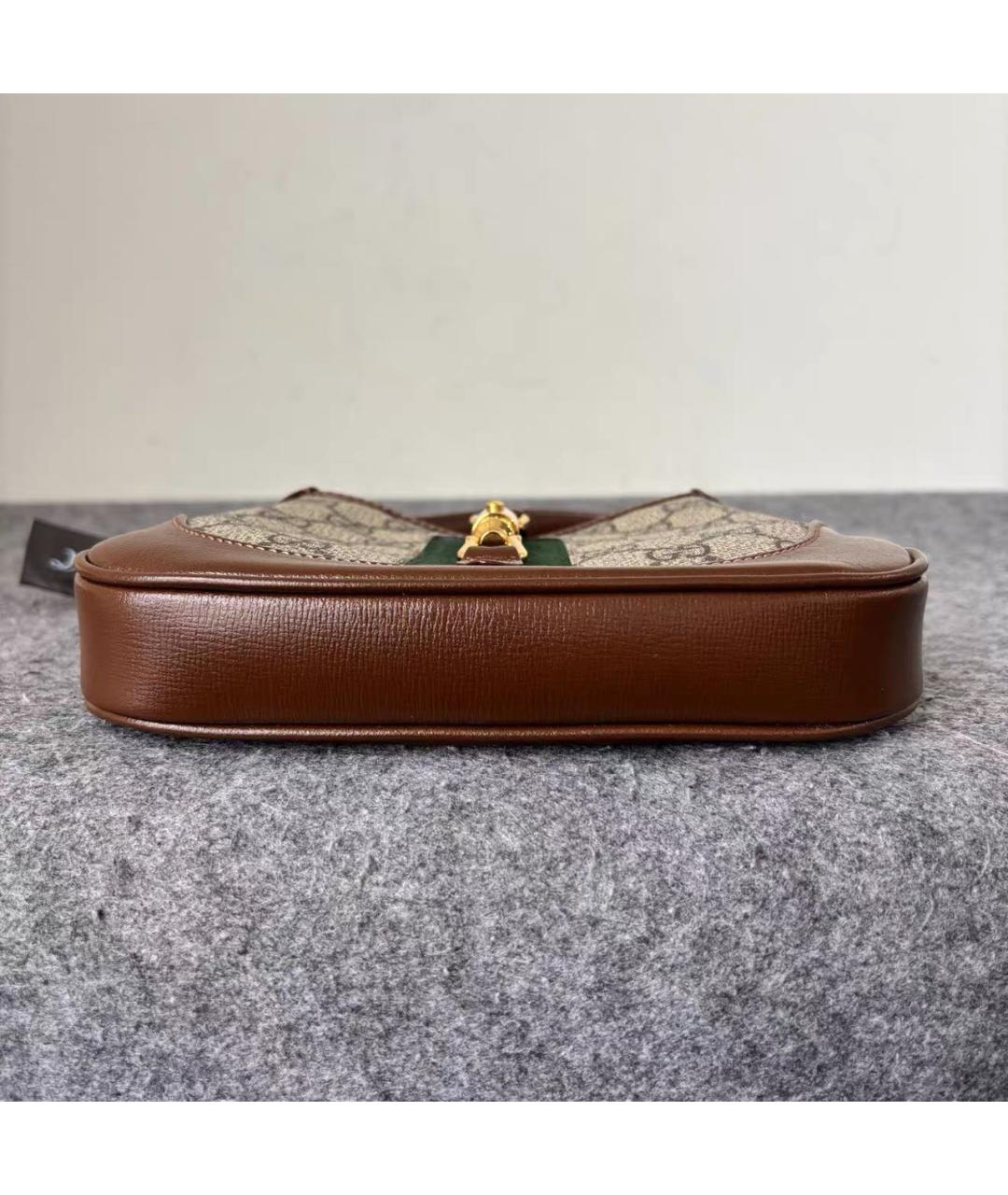 GUCCI Коричневая сумка с короткими ручками, фото 6