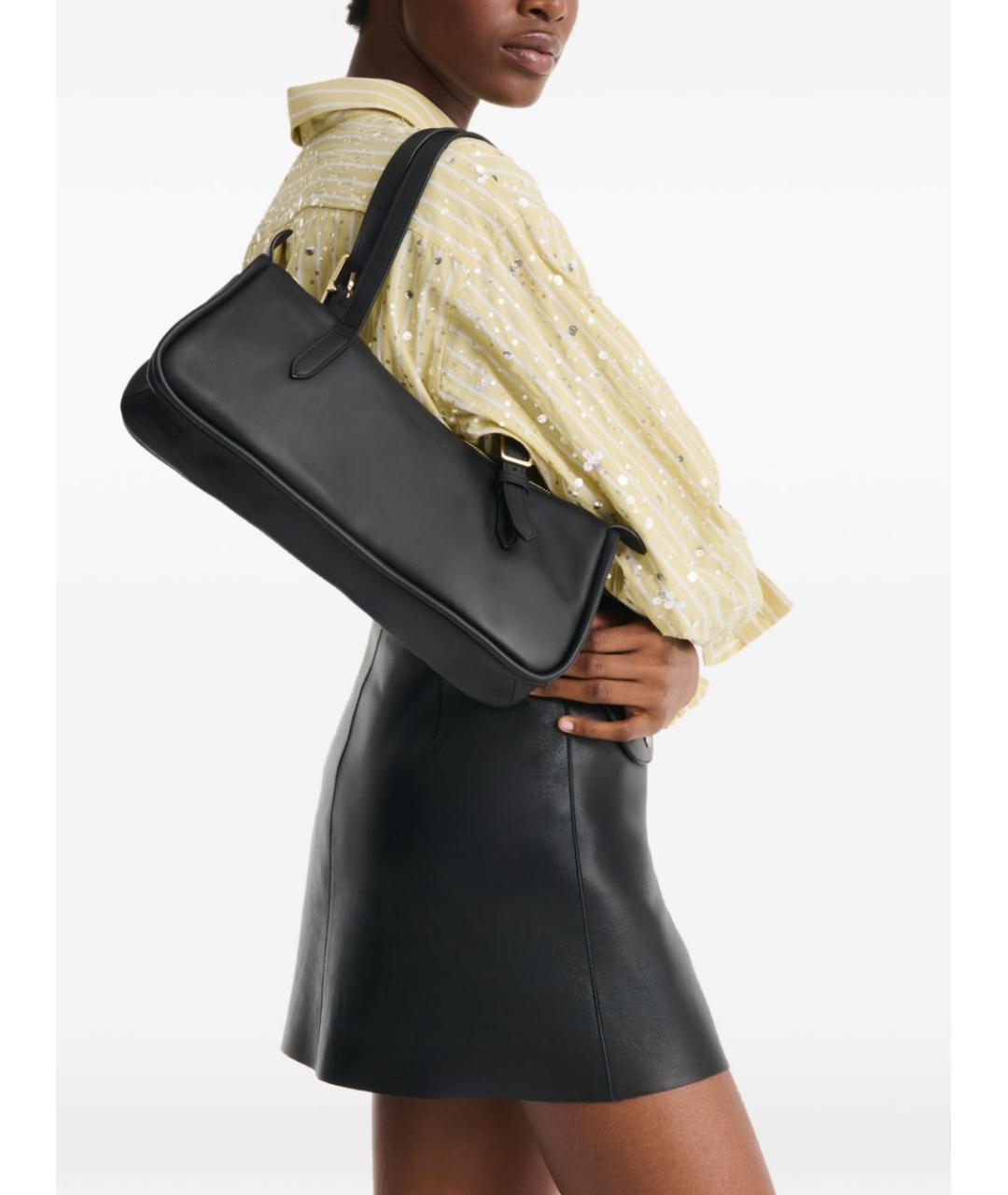 LONGCHAMP Черная сумка с короткими ручками, фото 2