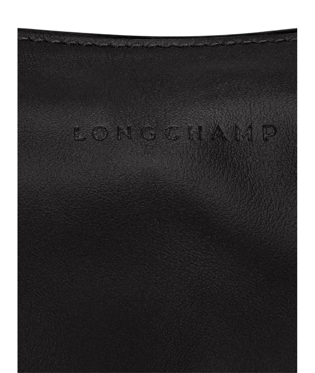 LONGCHAMP Черная сумка с короткими ручками, фото 5